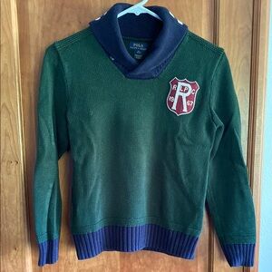 Polo by Ralph Lauren Green and Navy Sweater